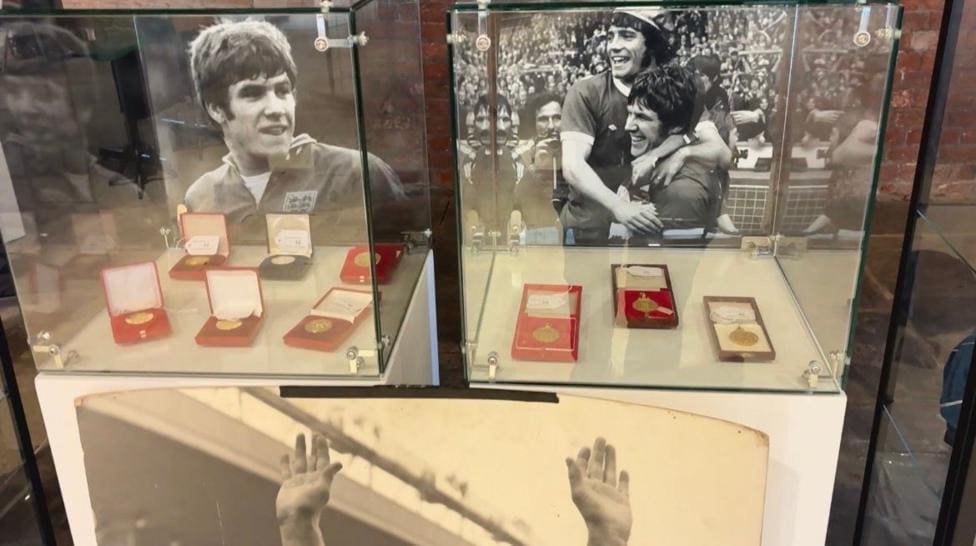 Emlyn Hughes Collection: 240 Lots at Liverpool Auction on 2 November — Liverpool news photo (BBC Liverpool)